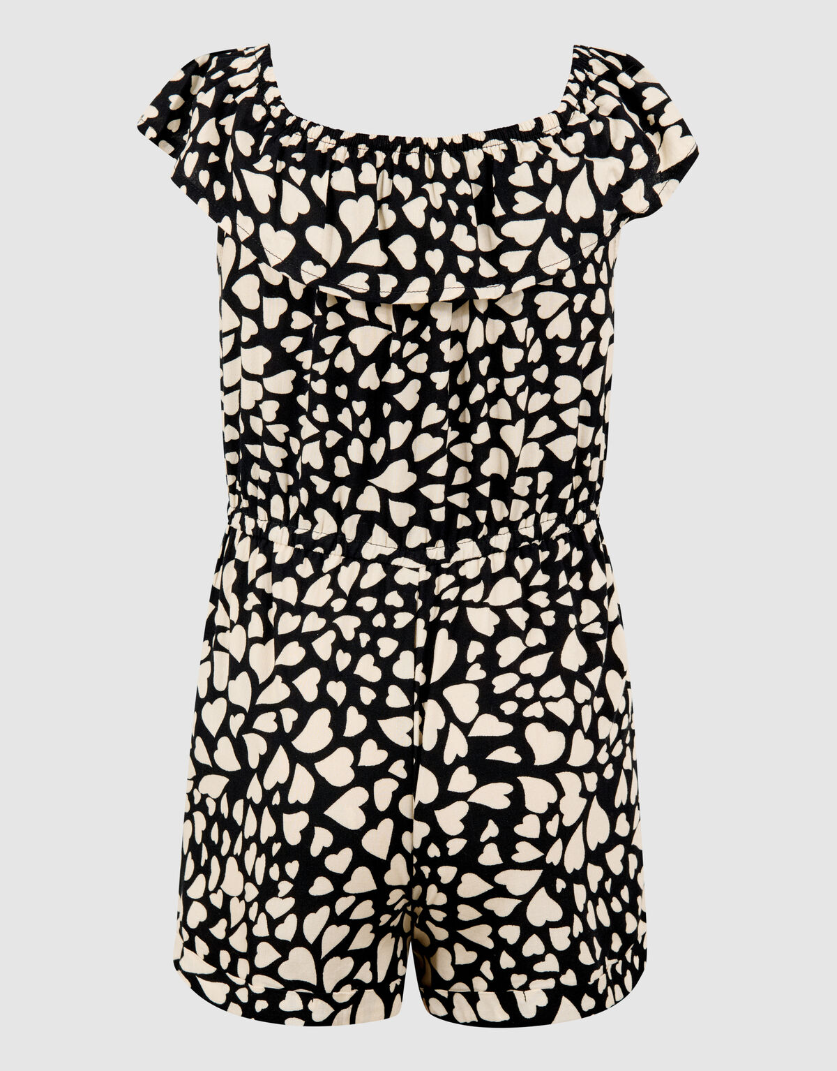 Heart Jumpsuit Zwart SHOEBY GIRLS