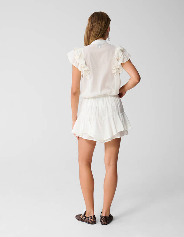 Ruffle Top Wit SHOEBY WOMEN