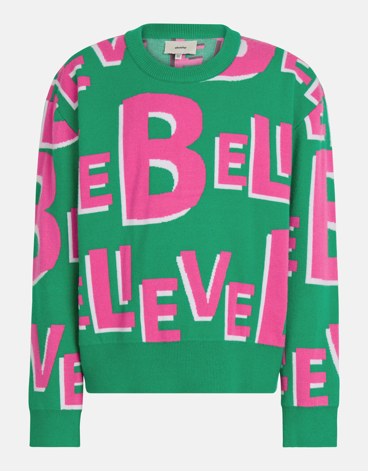 Printed Trui Groen SHOEBY GIRLS