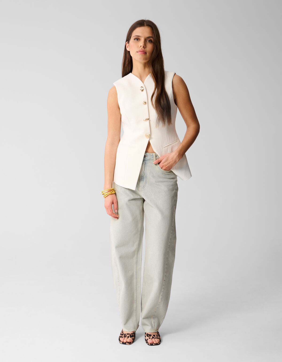 Balloon Fit Jeans Bleached SHOEBY WOMEN