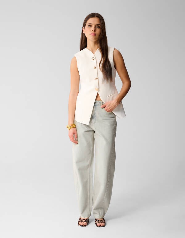 Balloon Fit Jeans Bleached SHOEBY WOMEN