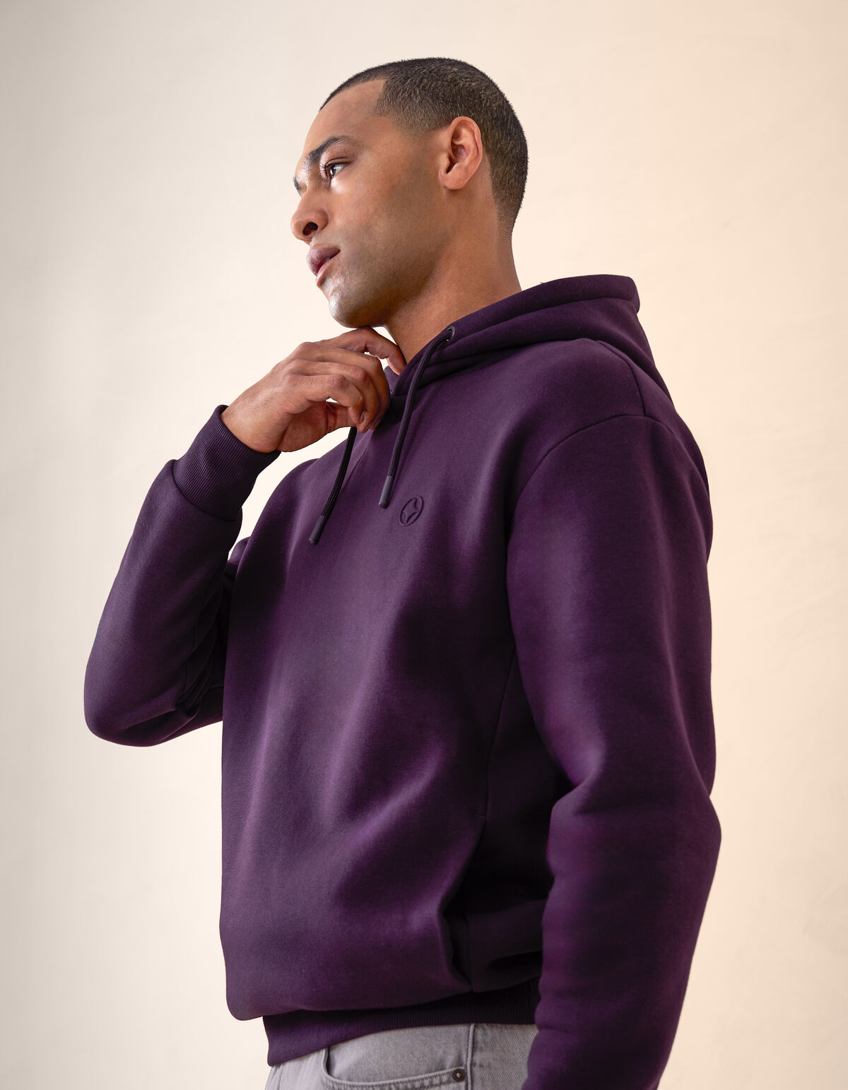 Sweat Hoodie Donkerrood SHOEBY MEN