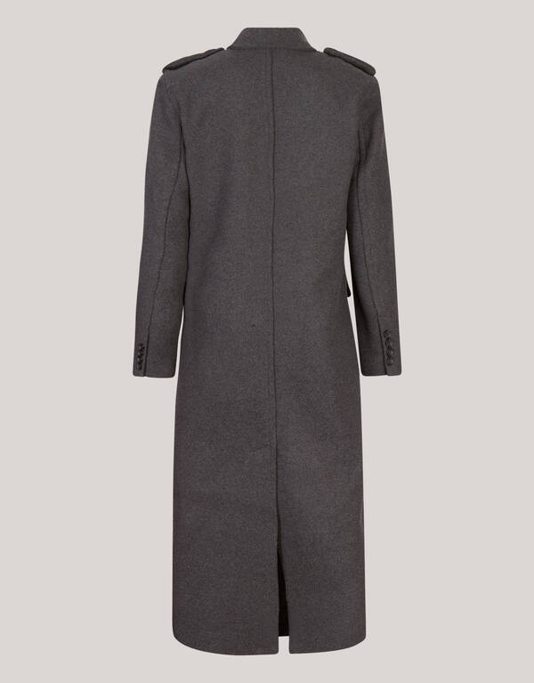 Lange Trenchcoat Donkergrijs SHOEBY WOMEN