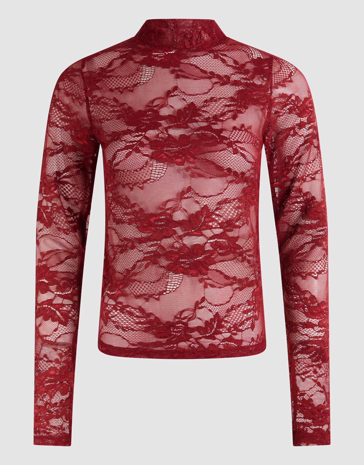 Kanten Top Rood SHOEBY WOMEN