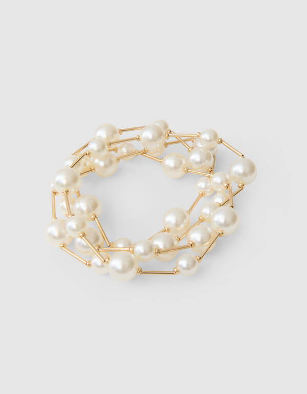 Parel Armband Goud SHOEBY ACCESSOIRES