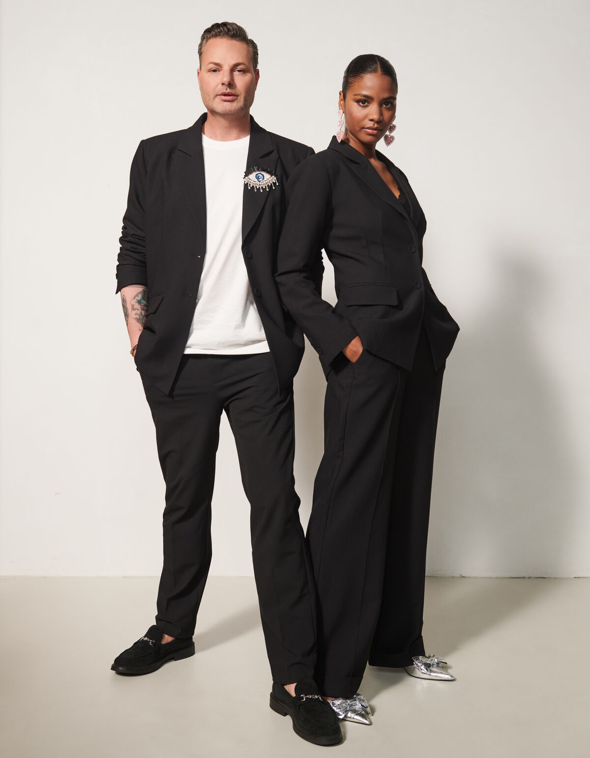 Turnup Pantalon Zwart SHOEBY WOMEN