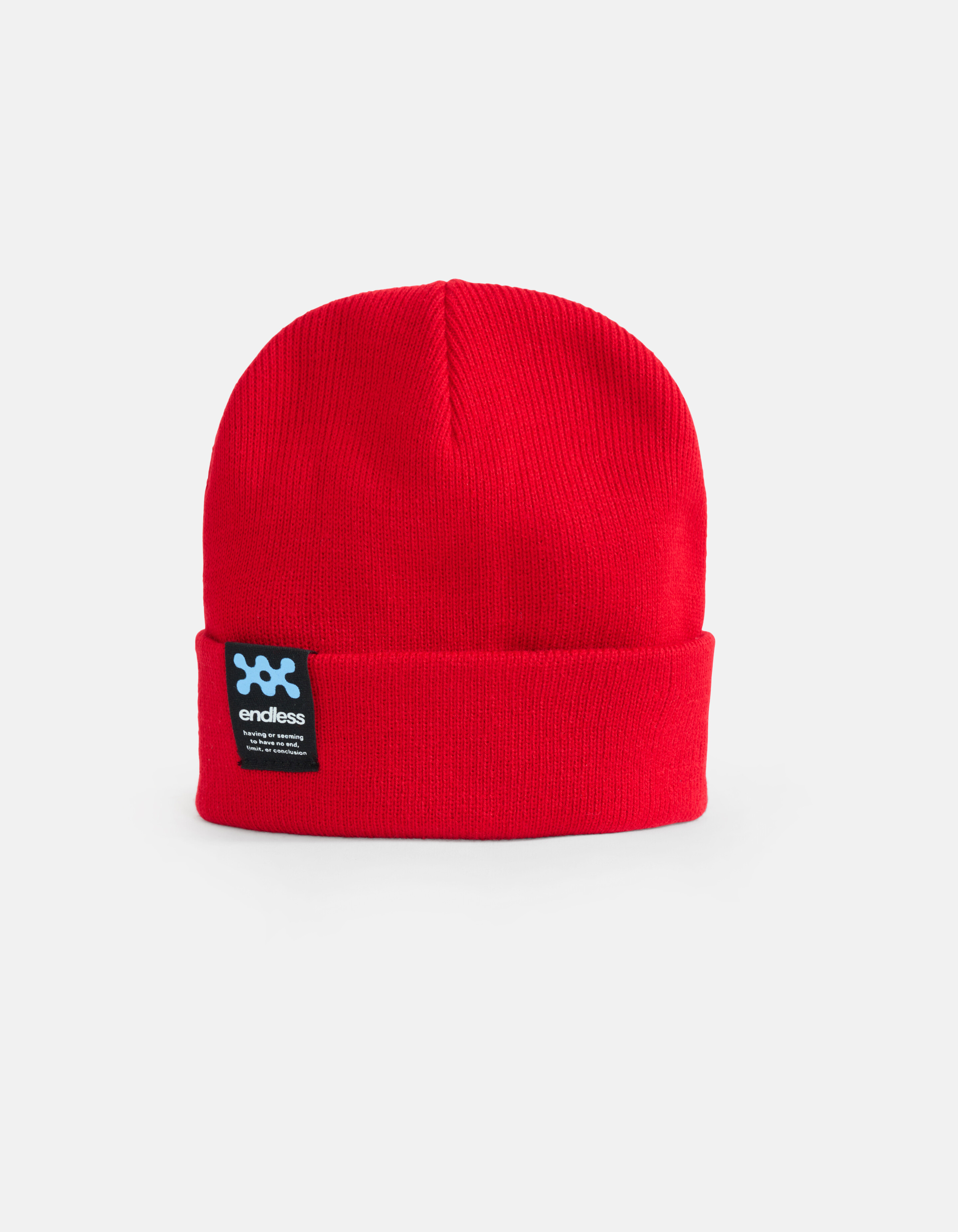 Label Beanie Rood SHOEBY ACCESSOIRES