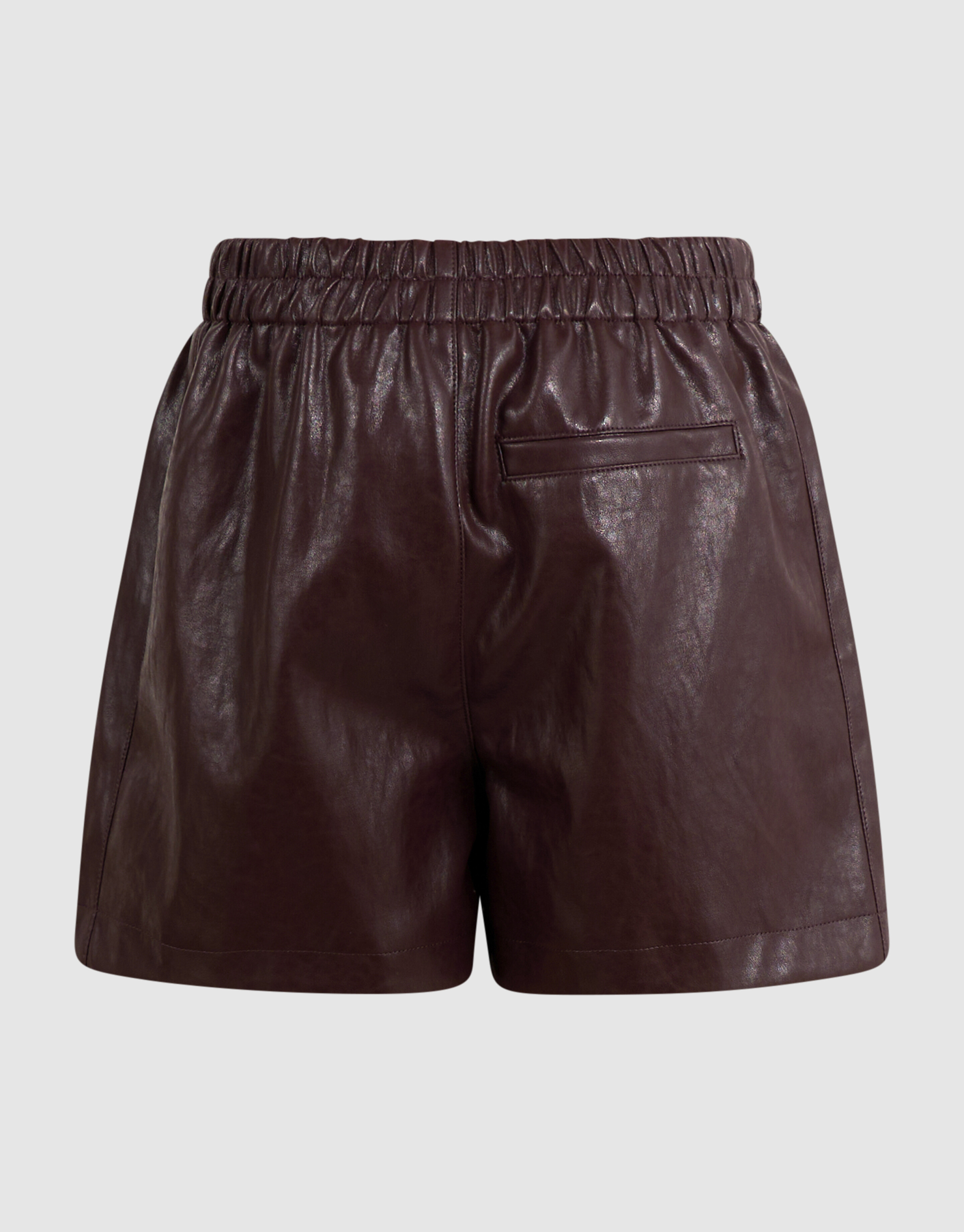 Vegan Leren Short Donkerbruin SHOEBY GIRLS