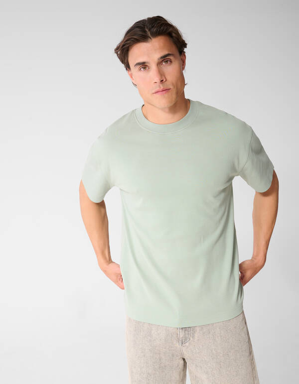 Graphic Spark T-shirt Lichtgroen SHOEBY MEN