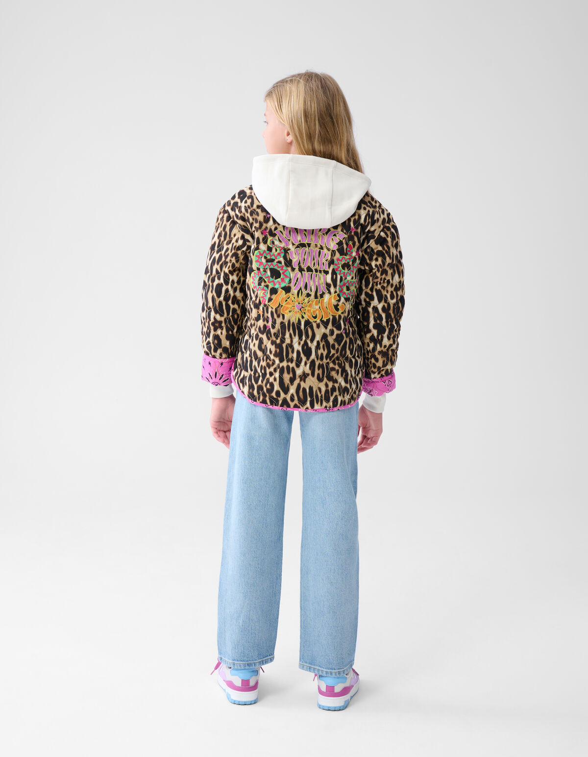 Leopard Kimono Jacket Bruin SHOEBY GIRLS