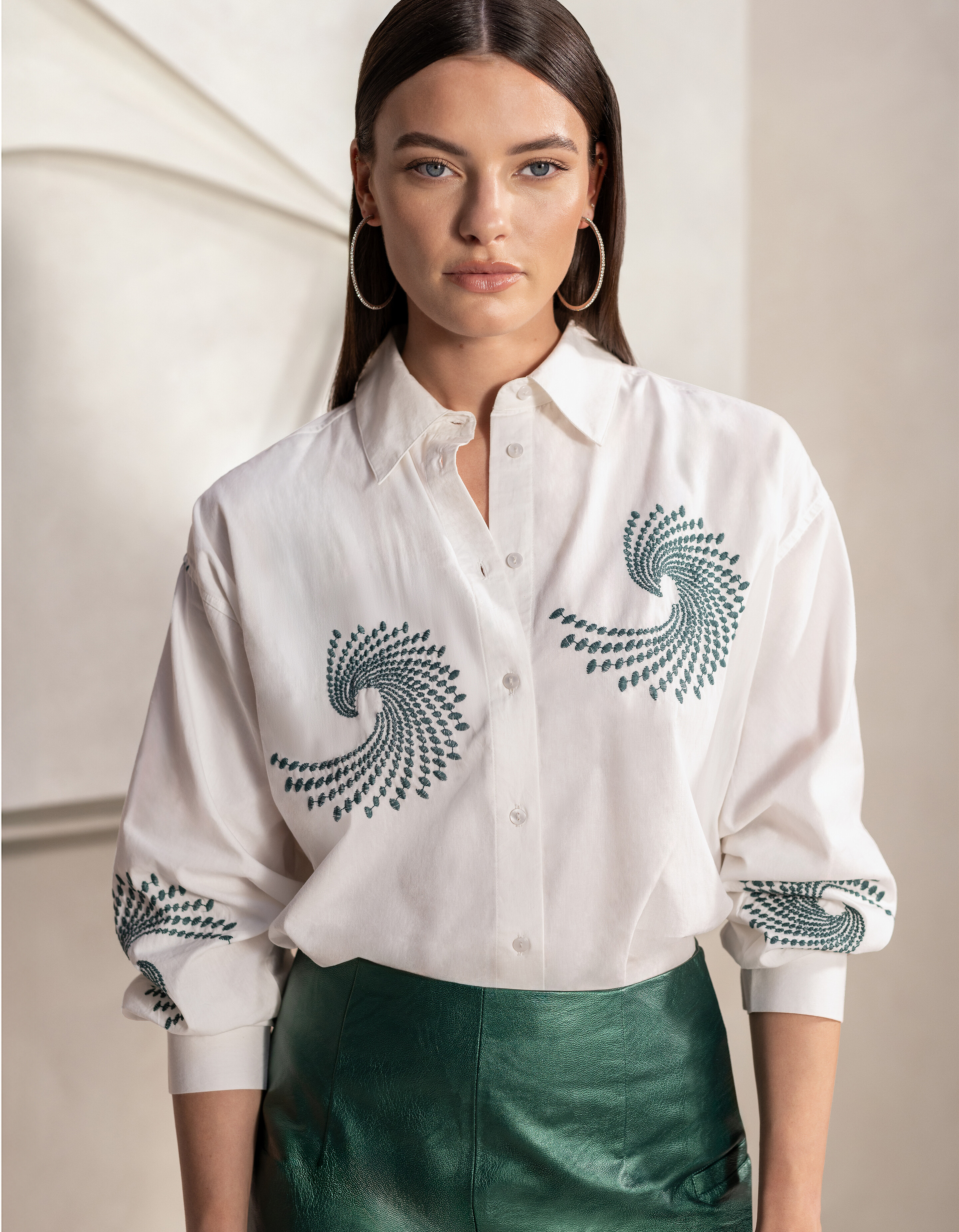 Embroided Blouse Wit By Mieke SHOEBY WOMEN
