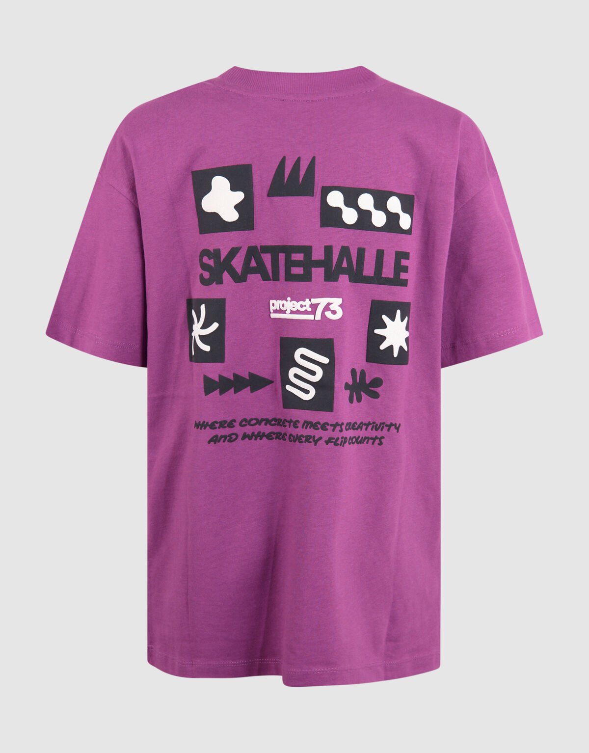 Artwork T-shirt Paars SHOEBY BOYS