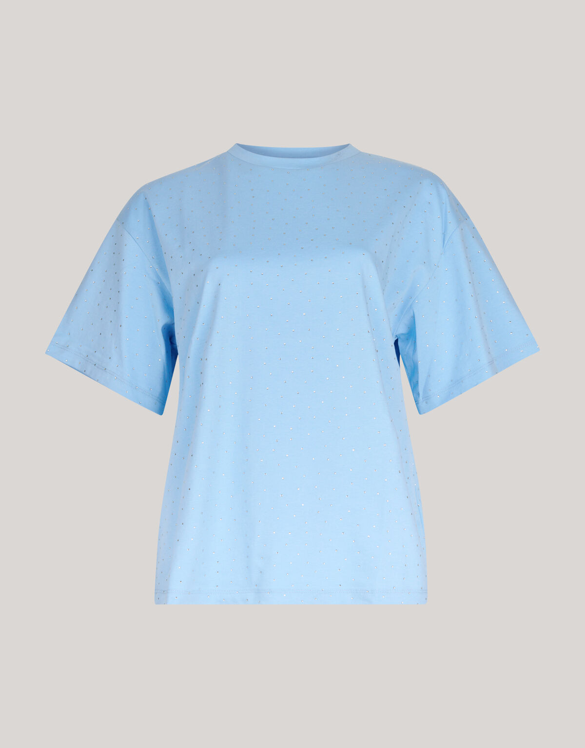 Strass T-shirt Lichtblauw SHOEBY WOMEN