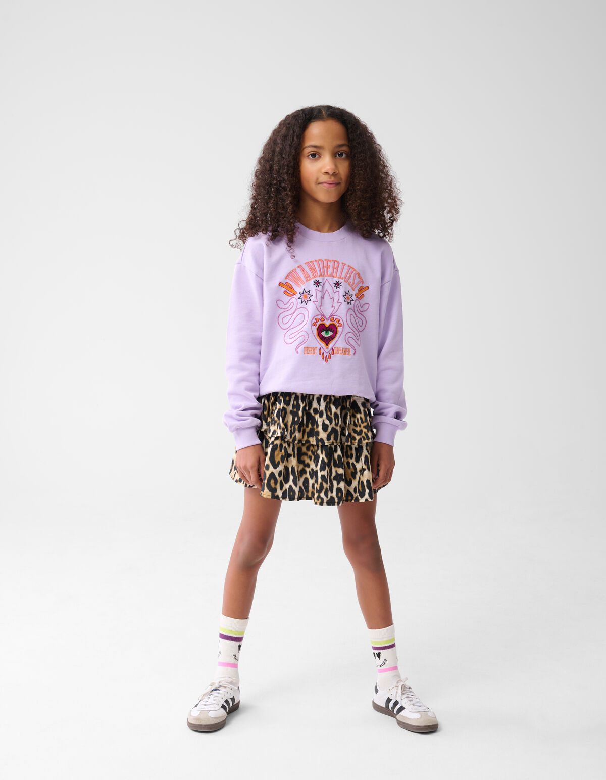 Wanderlust Sweater Lichtpaars SHOEBY GIRLS