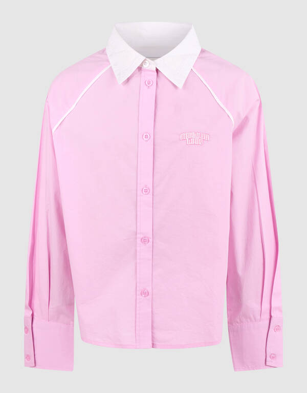 Piping Blouse Lichtroze SHOEBY GIRLS