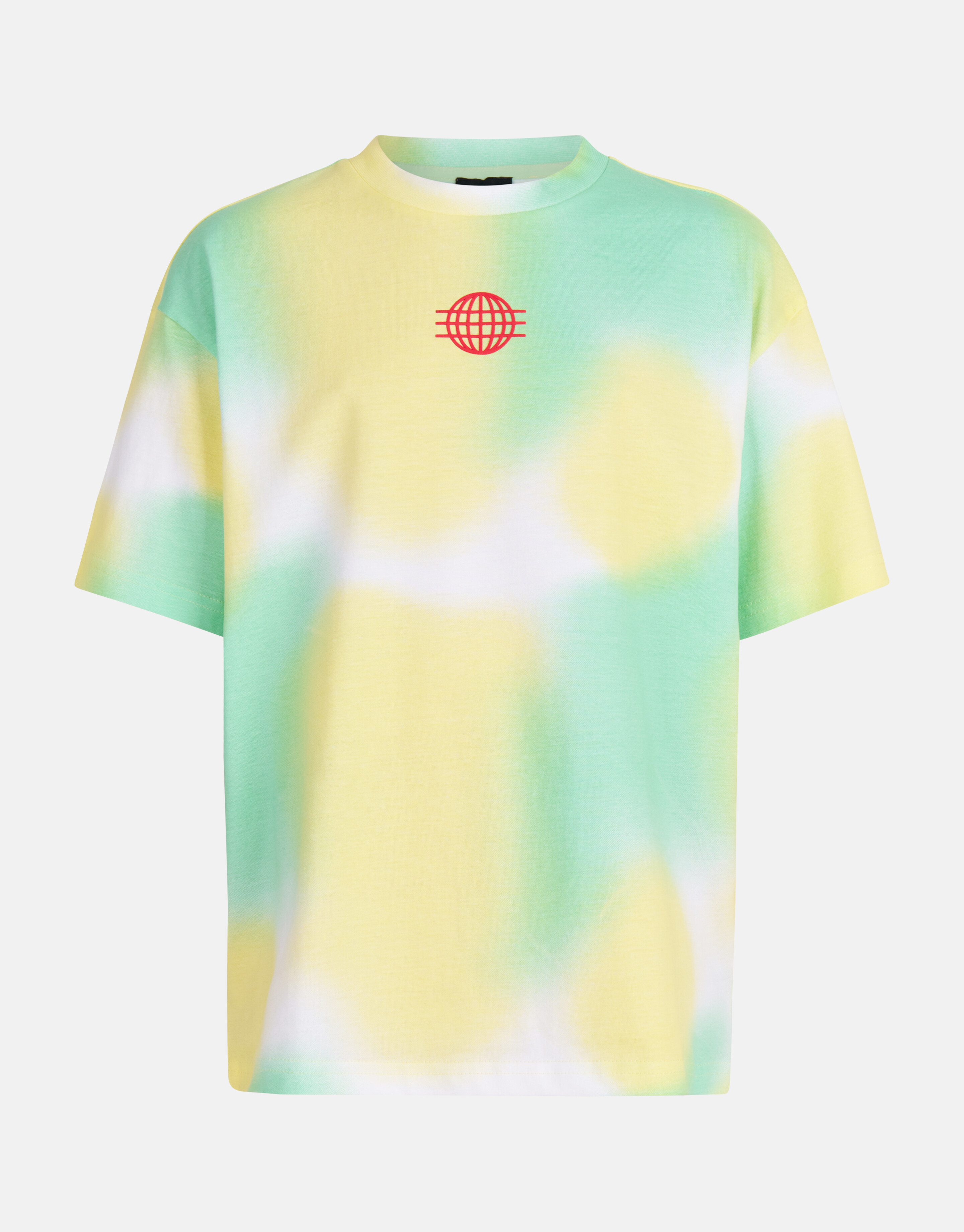Printed Tie Dye T-shirt Groen SHOEBY BOYS