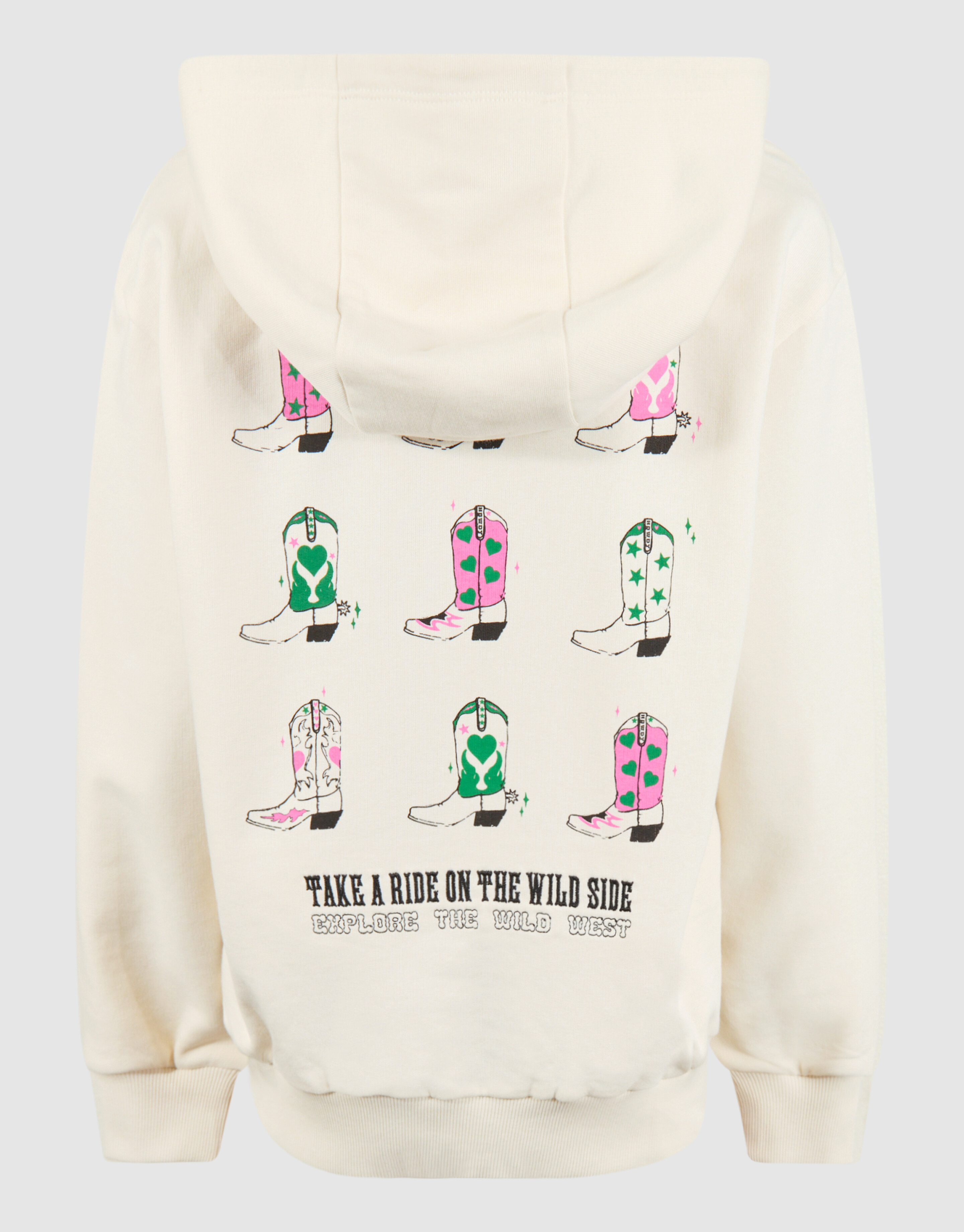 Artwork Hoodie Gebroken Wit SHOEBY GIRLS