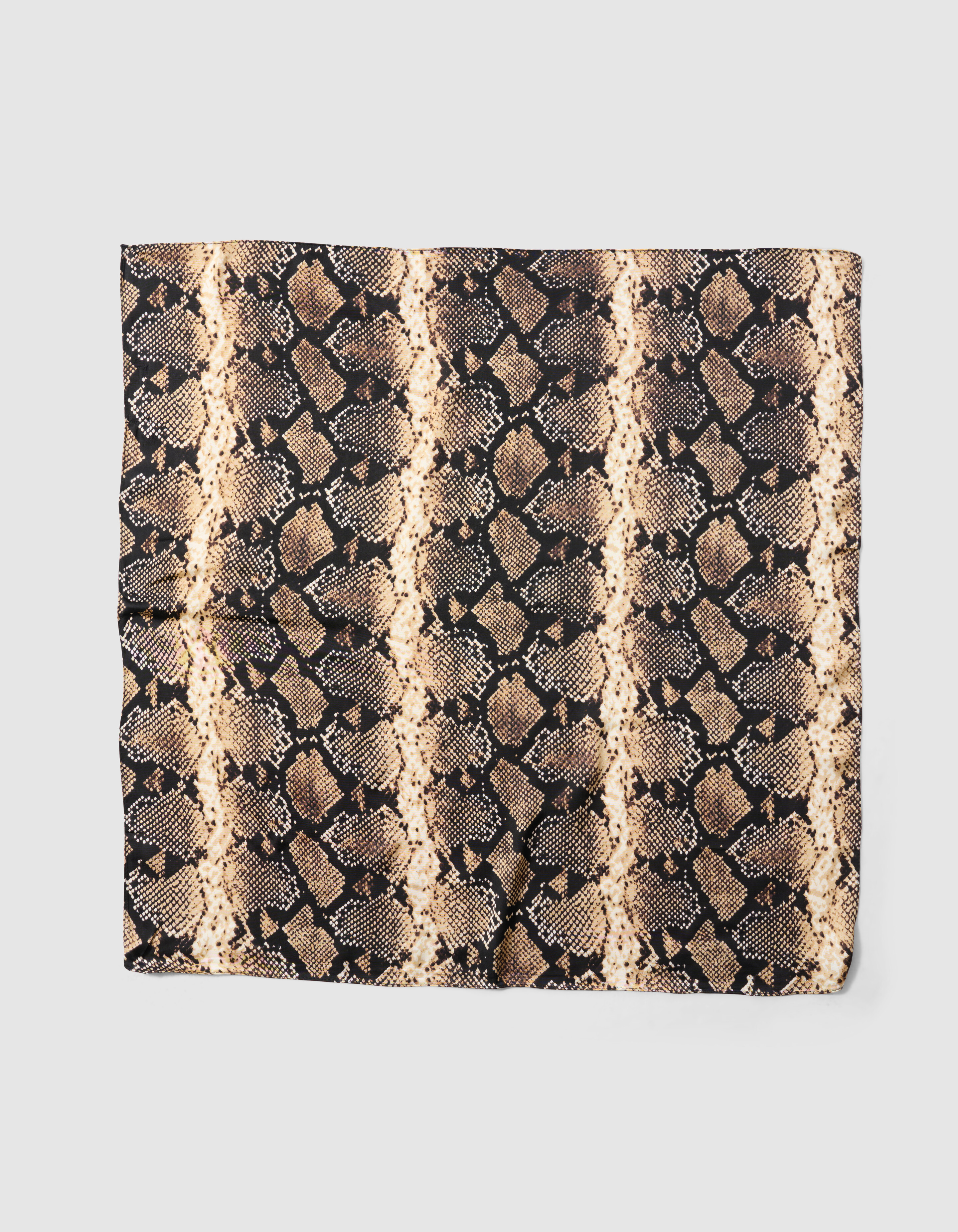 Printed Snake Sjaal Bruin SHOEBY ACCESSOIRES