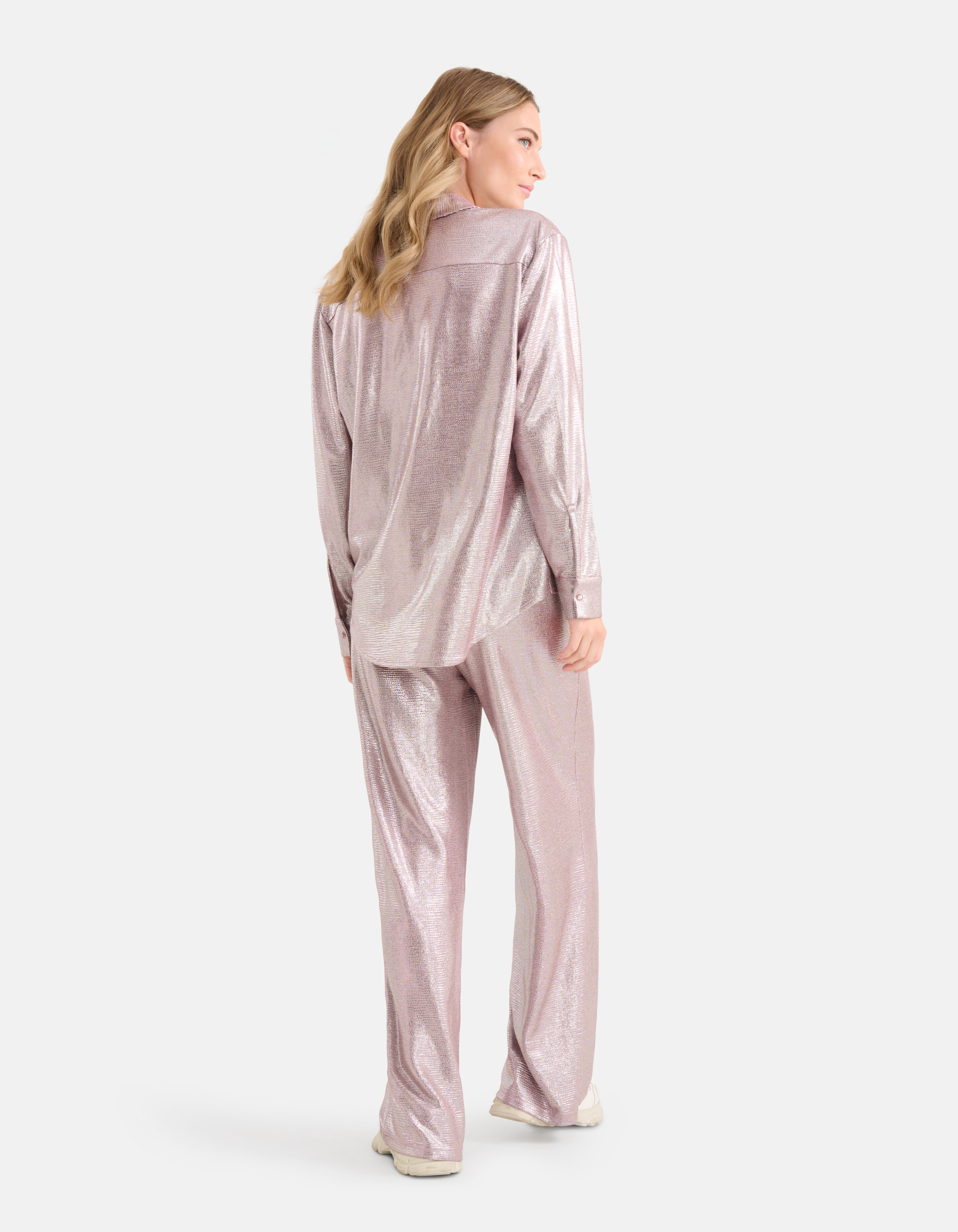 Metallic Blouse Roze SHOEBY WOMEN