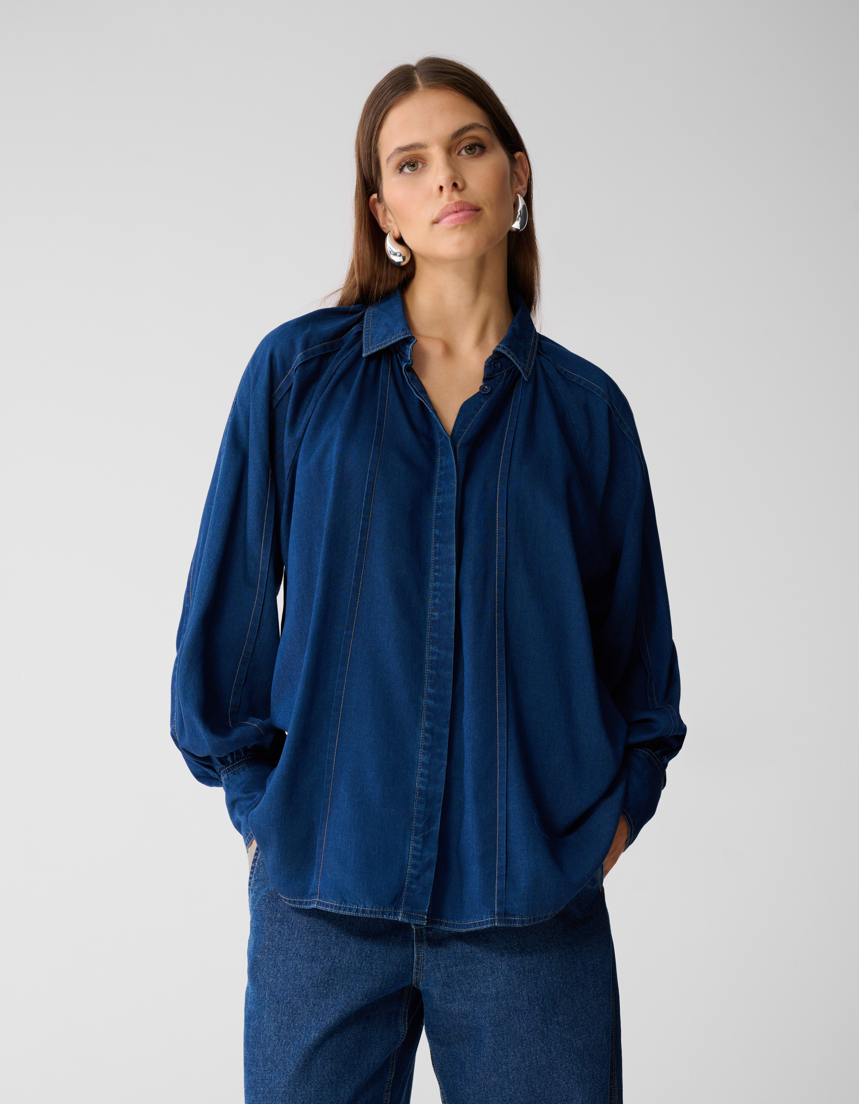 Stitch Blouse Blauw By Mieke SHOEBY WOMEN