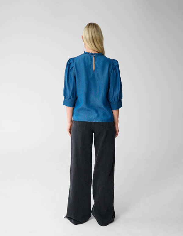 Denim Top Blauw SHOEBY WOMEN