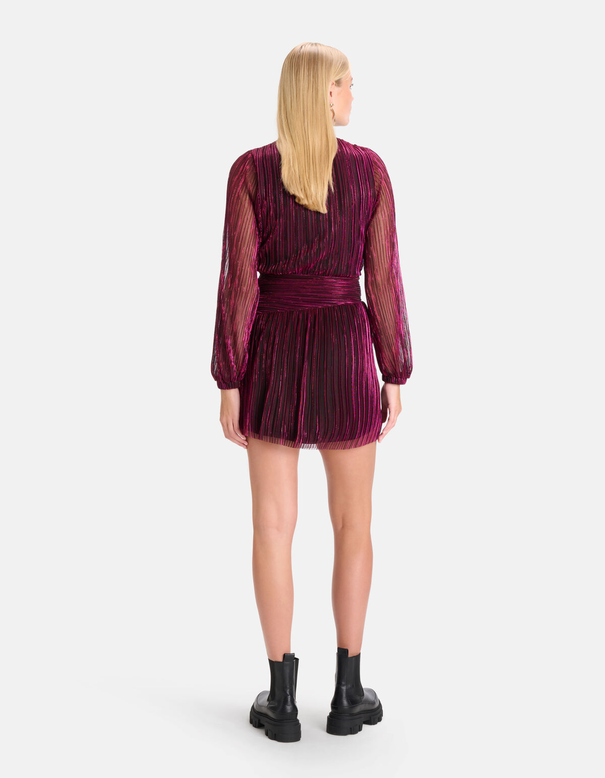 Crinkle Jurk Roze By Nicolette SHOEBY WOMEN