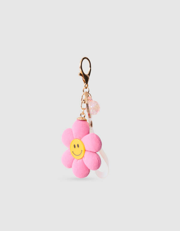 Bloem Sleutelhanger Roze SHOEBY ACCESSOIRES