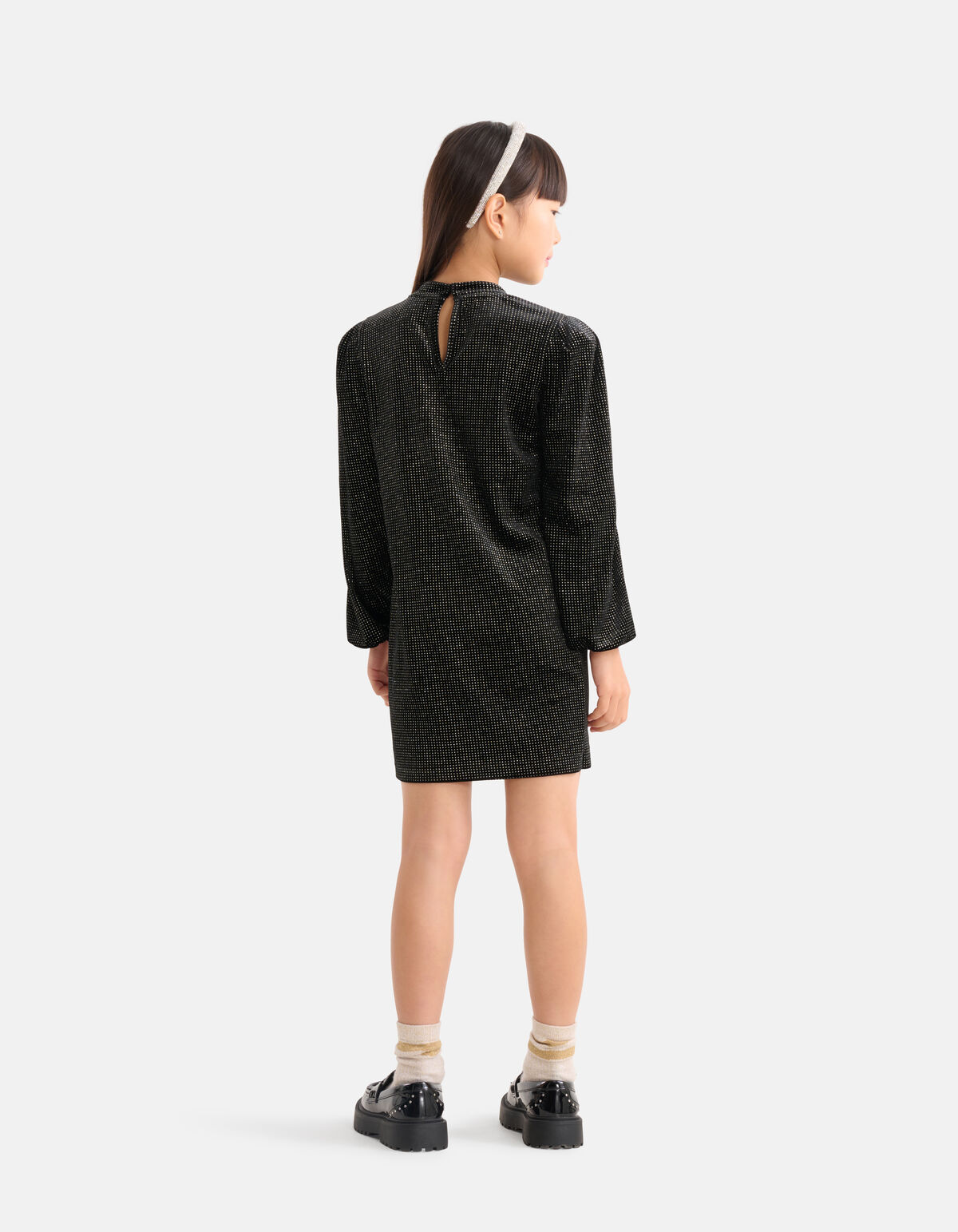 Strass Jurk Zwart SHOEBY GIRLS