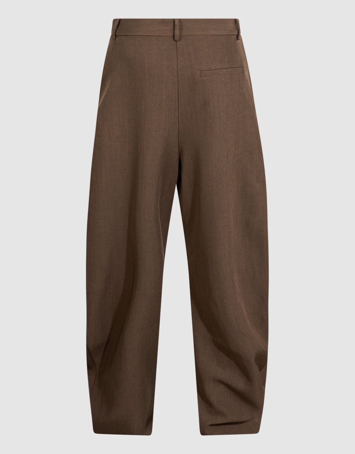 Curved Wide leg Fit Broek Bruin SHOEBY WOMEN