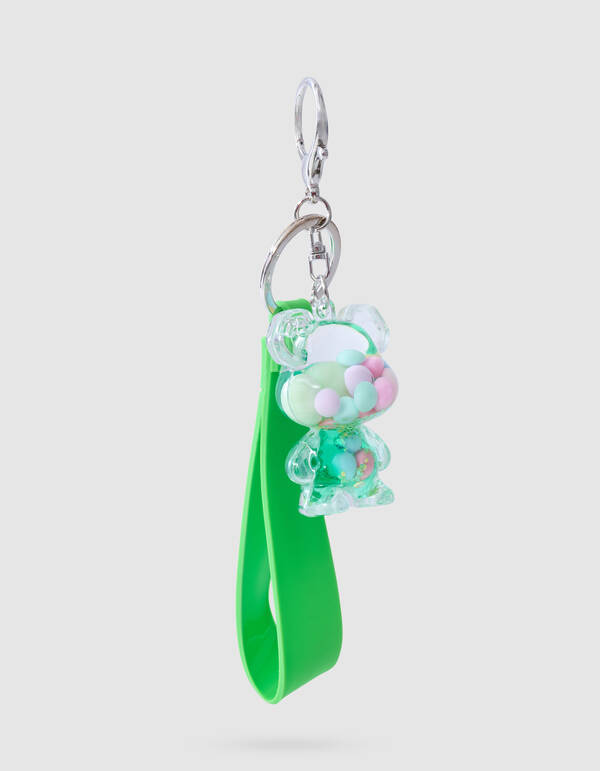 Beer Sleutelhanger Groen SHOEBY ACCESSOIRES