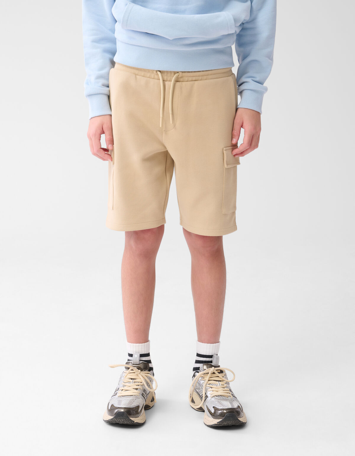 Cargo Jog Short Beige SHOEBY BOYS