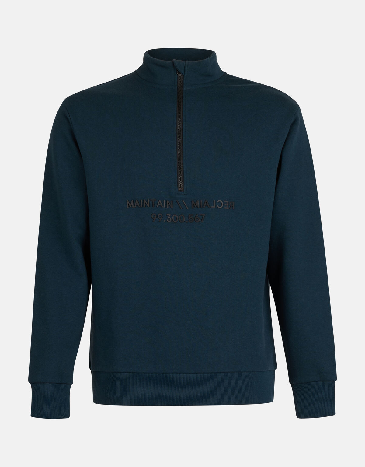 Rits Sweater Donkergroen SHOEBY MEN