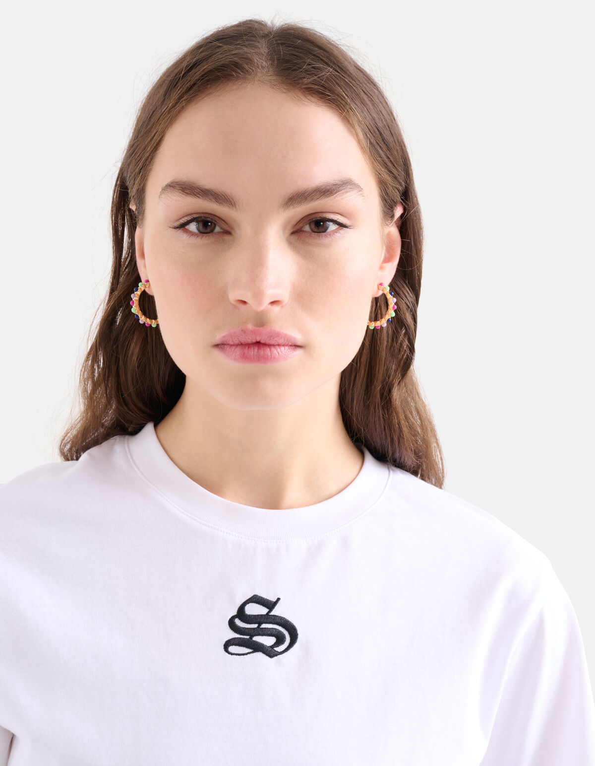 Gekleurde Stenen Oorbellen Goud SHOEBY ACCESSOIRES