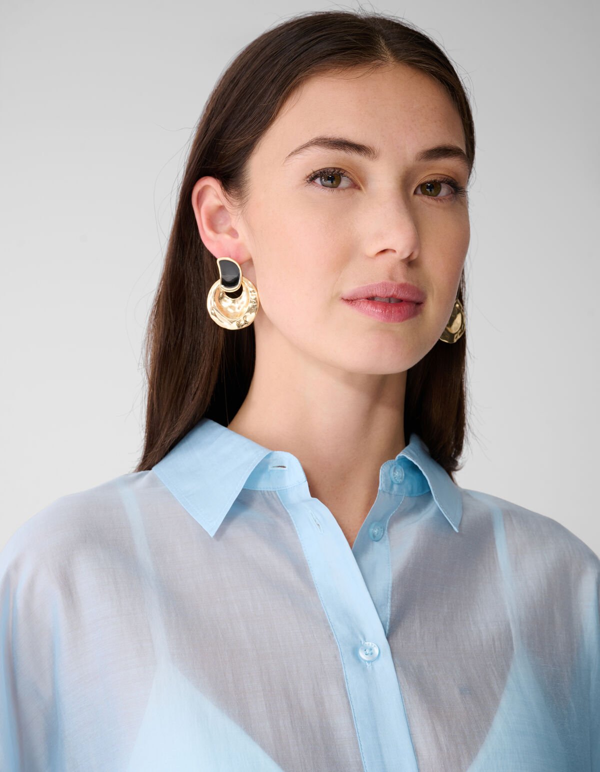 Vintage Ronde Oorbellen Goud SHOEBY ACCESSOIRES