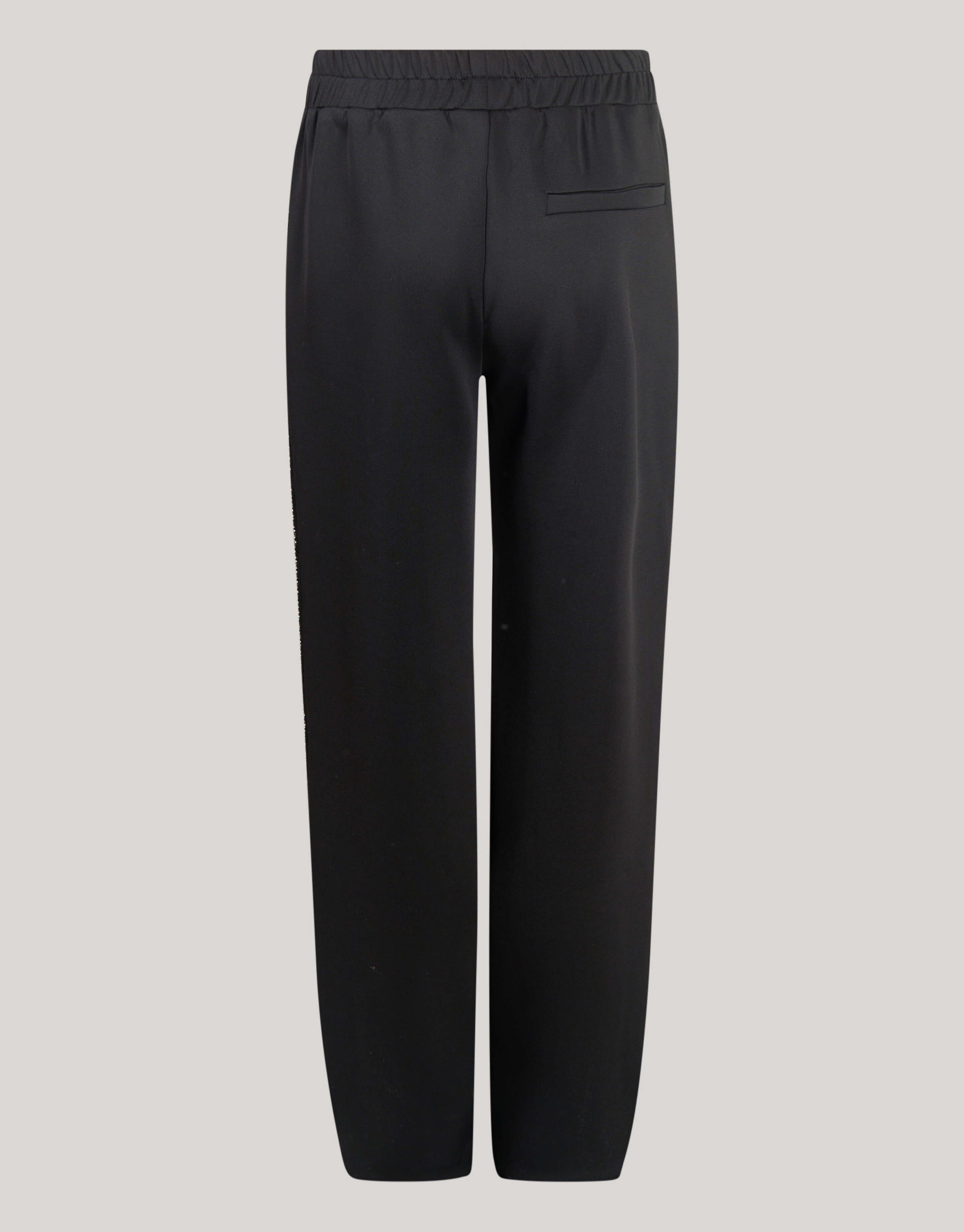 Embellished Wide Leg Broek Zwart SHOEBY GIRLS