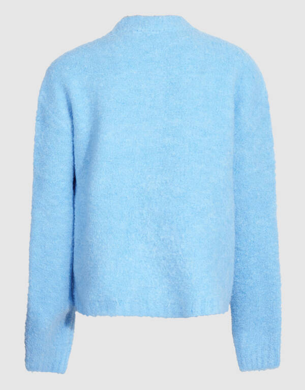 Teddy Gebreid Vest Lichtblauw SHOEBY GIRLS