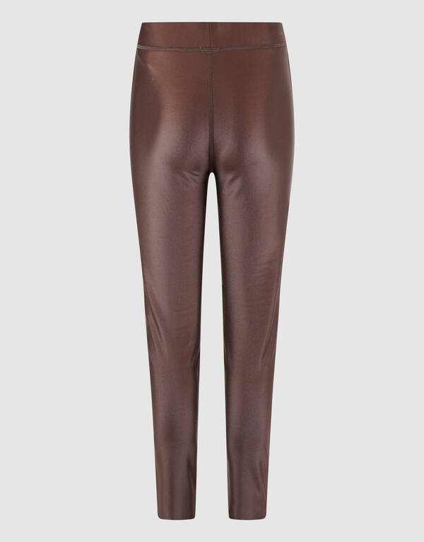 Shiny Legging Donkerbruin SHOEBY GIRLS