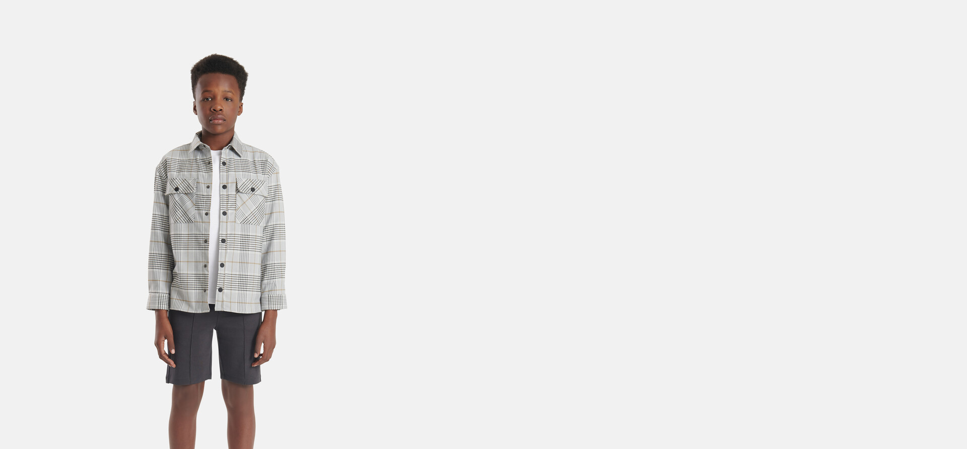 Sweat Short Donkergrijs SHOEBY BOYS