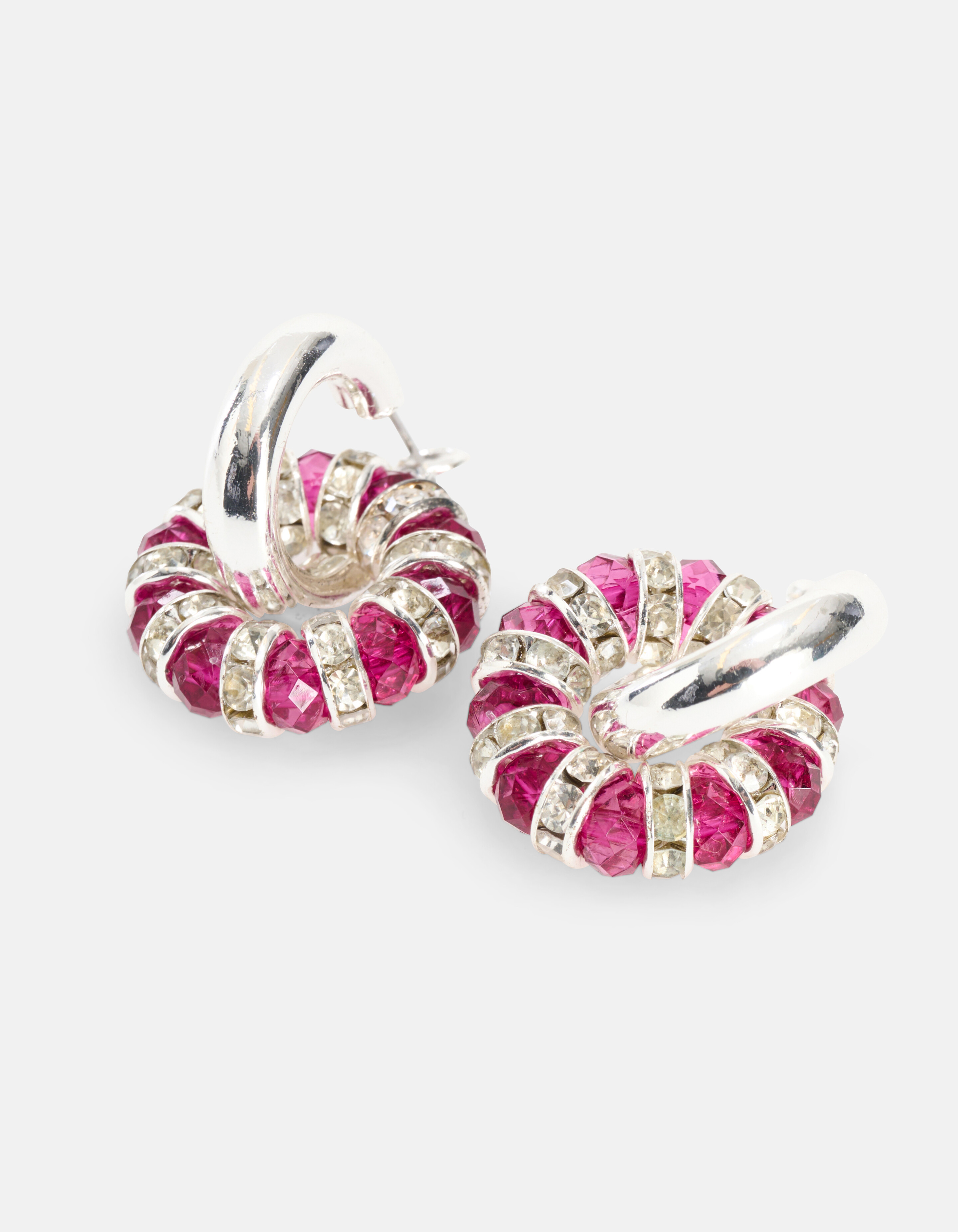 Strass Oorbellen Zilver SHOEBY ACCESSOIRES