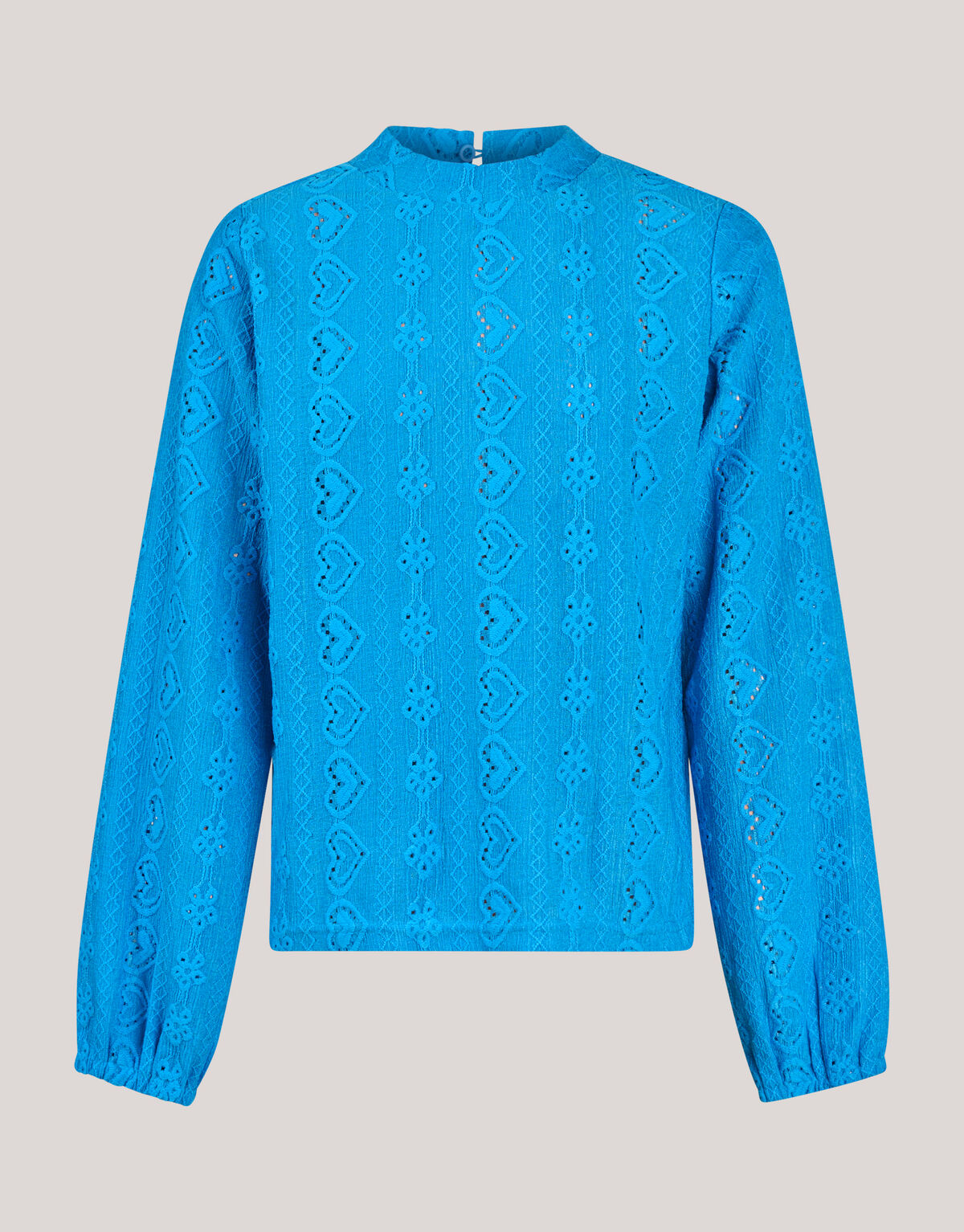 Embroidery Top Blauw SHOEBY GIRLS