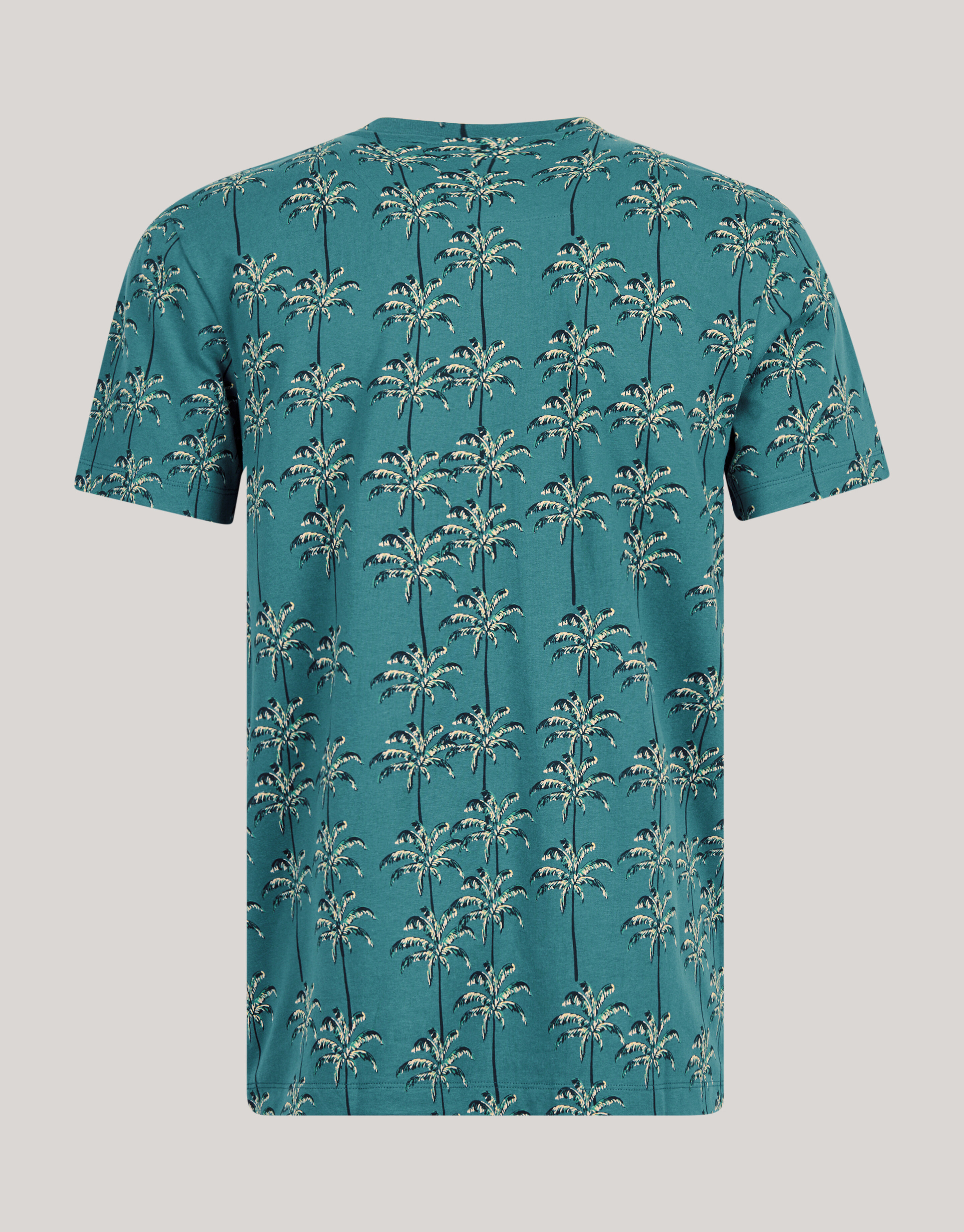 Printed T-shirt Turquoise SHOEBY MEN