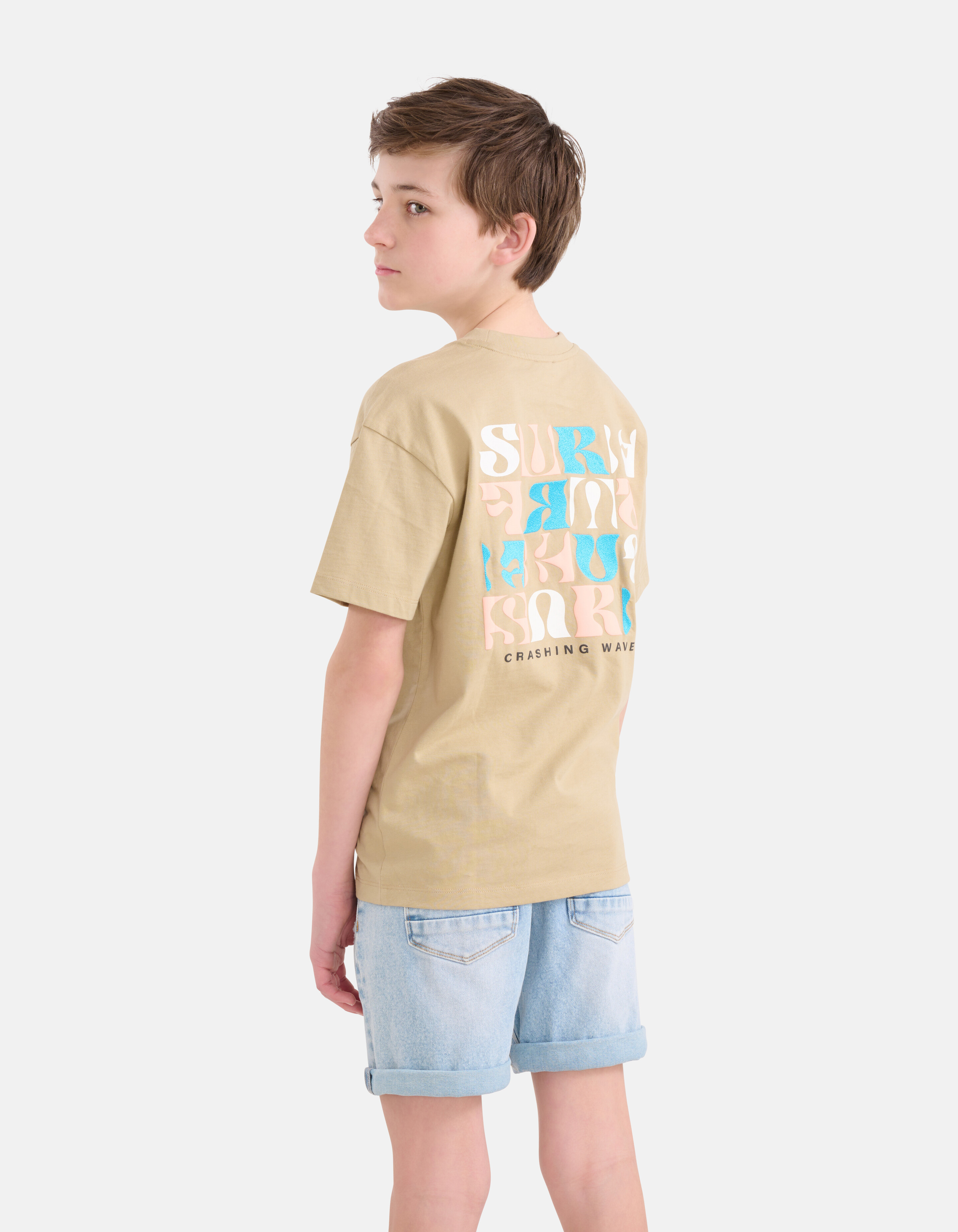 Artwork T-shirt Zand SHOEBY BOYS
