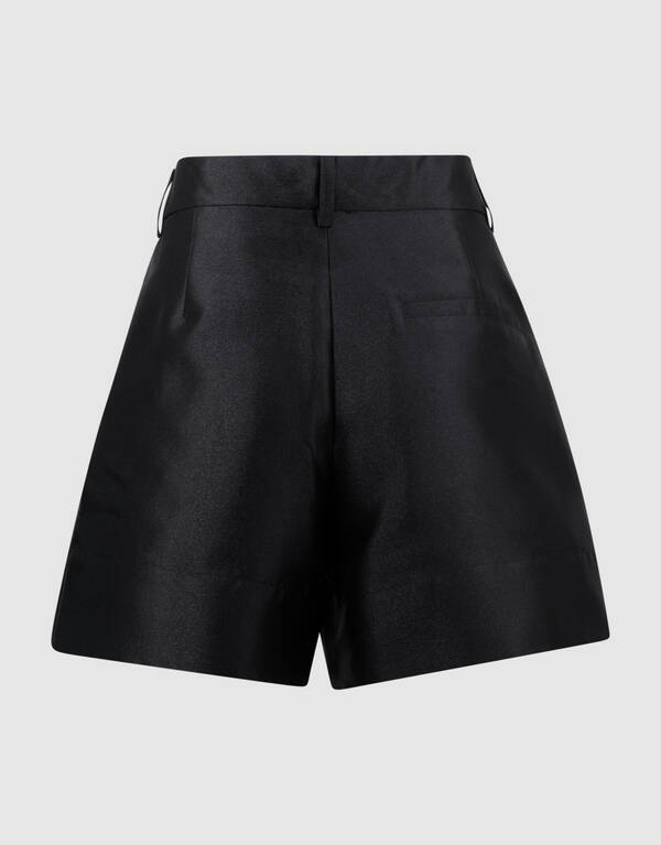 Satijn Twill Short Zwart SHOEBY WOMEN