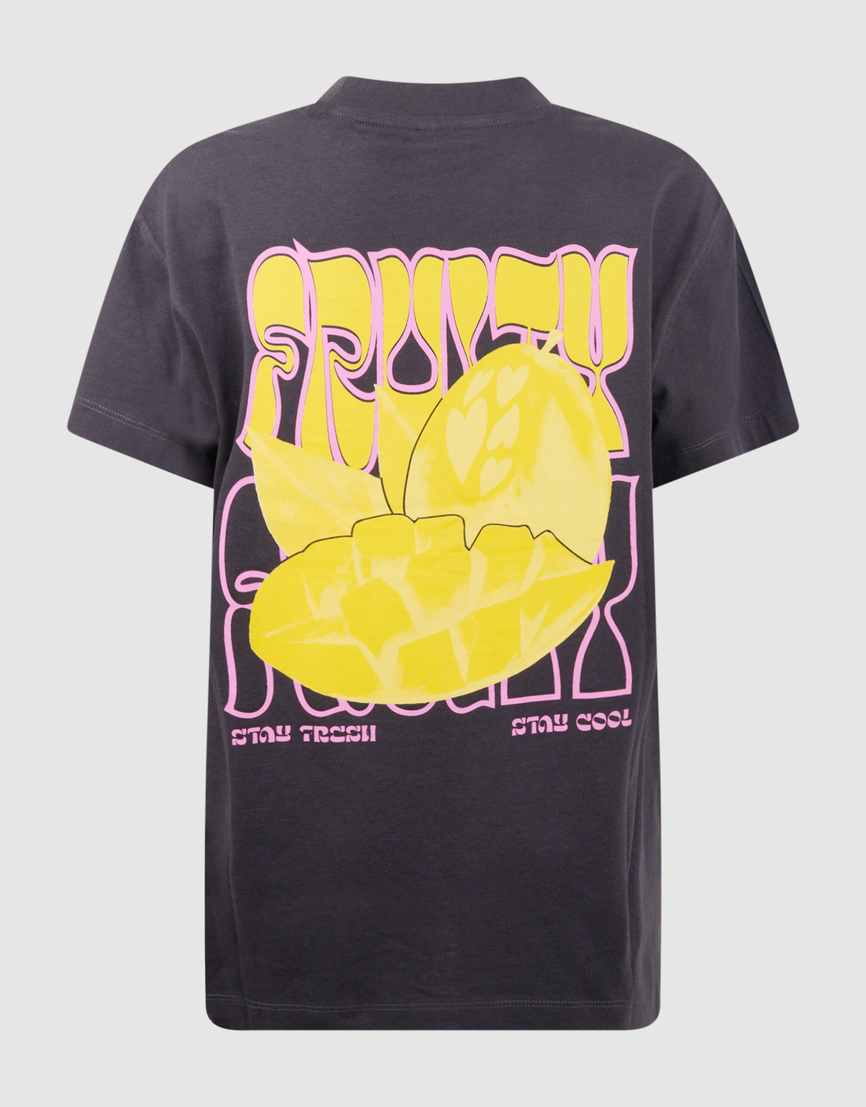 Fruity Artwork T-shirt Donkergrijs SHOEBY GIRLS