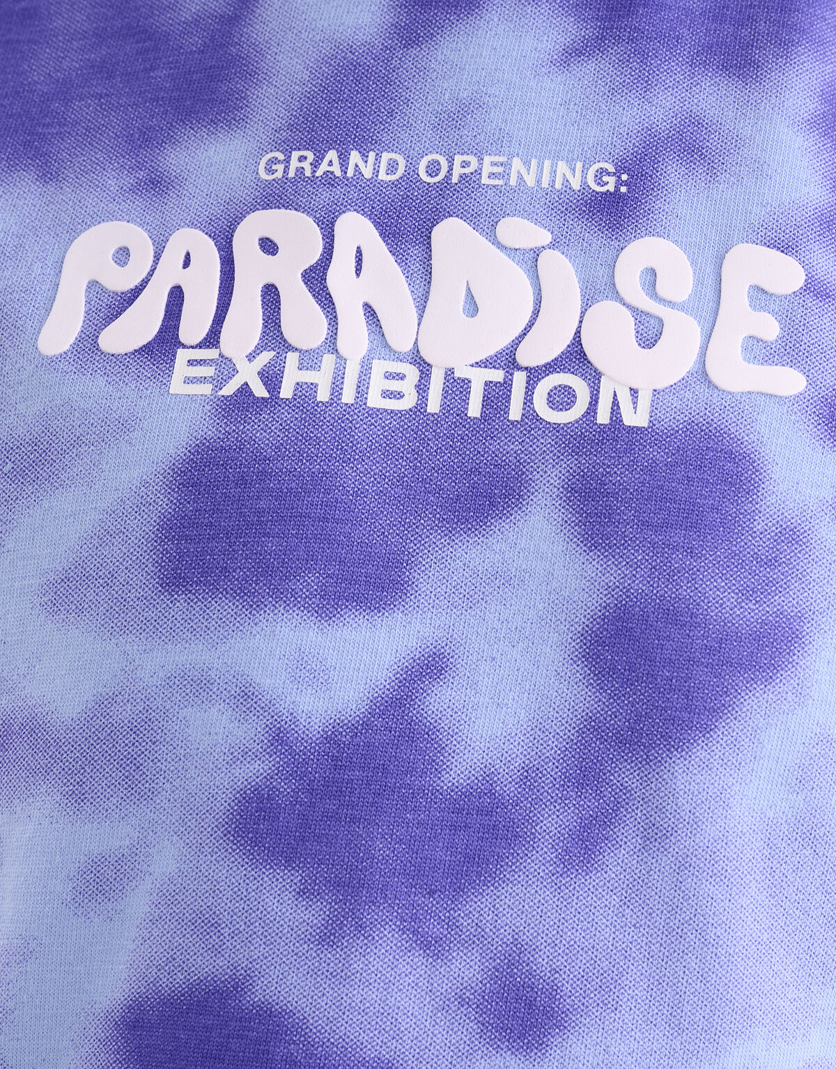 Tie Dye Print T-shirt Paars SHOEBY BOYS
