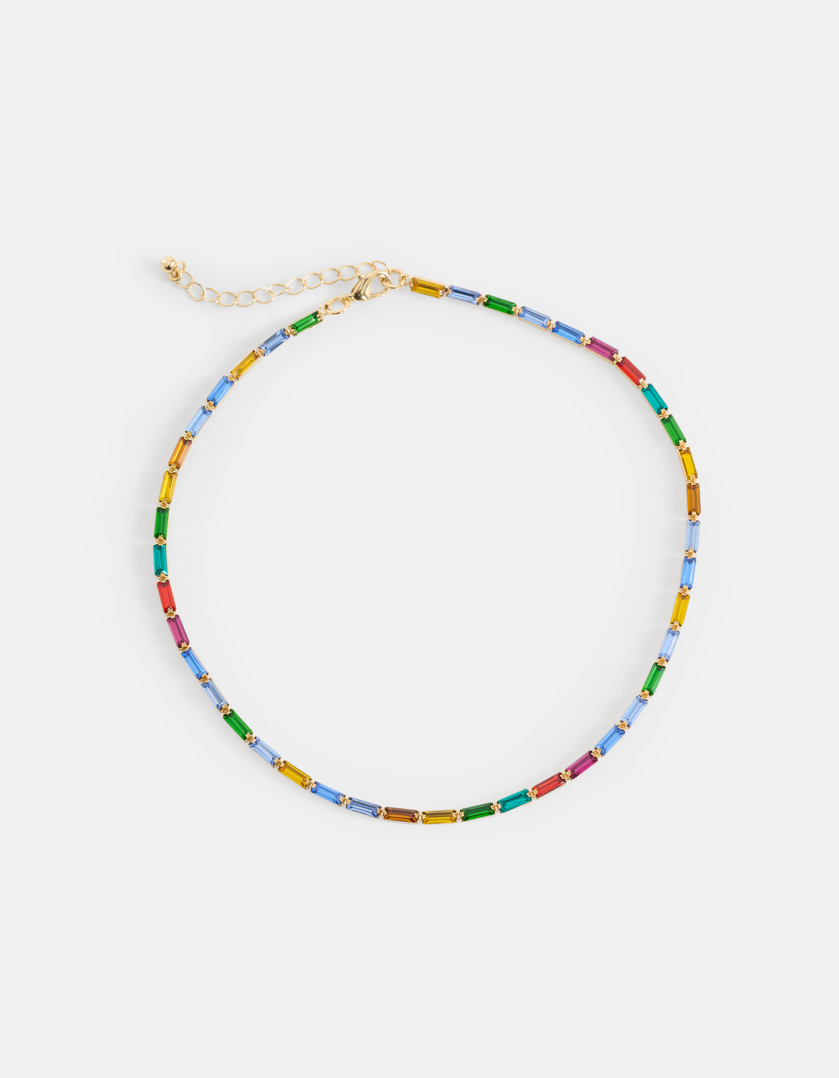 Multi Strass Ketting Goud SHOEBY ACCESSOIRES