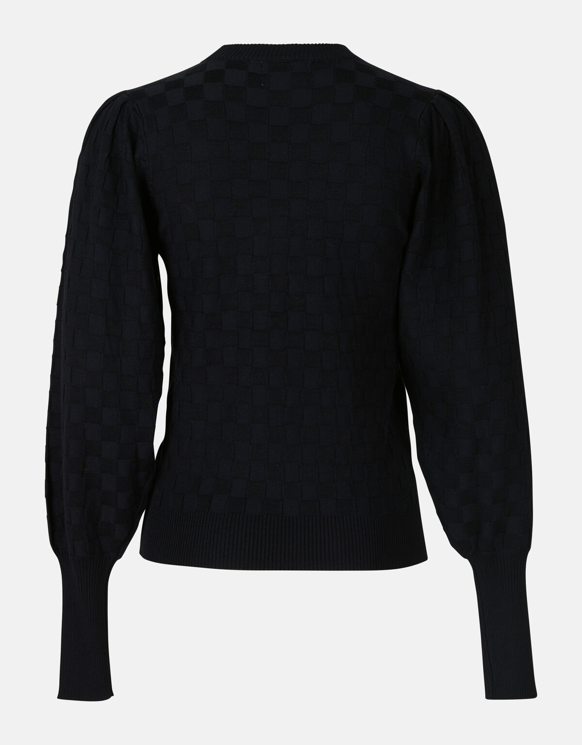 Ruiten Print Trui Zwart SHOEBY WOMEN