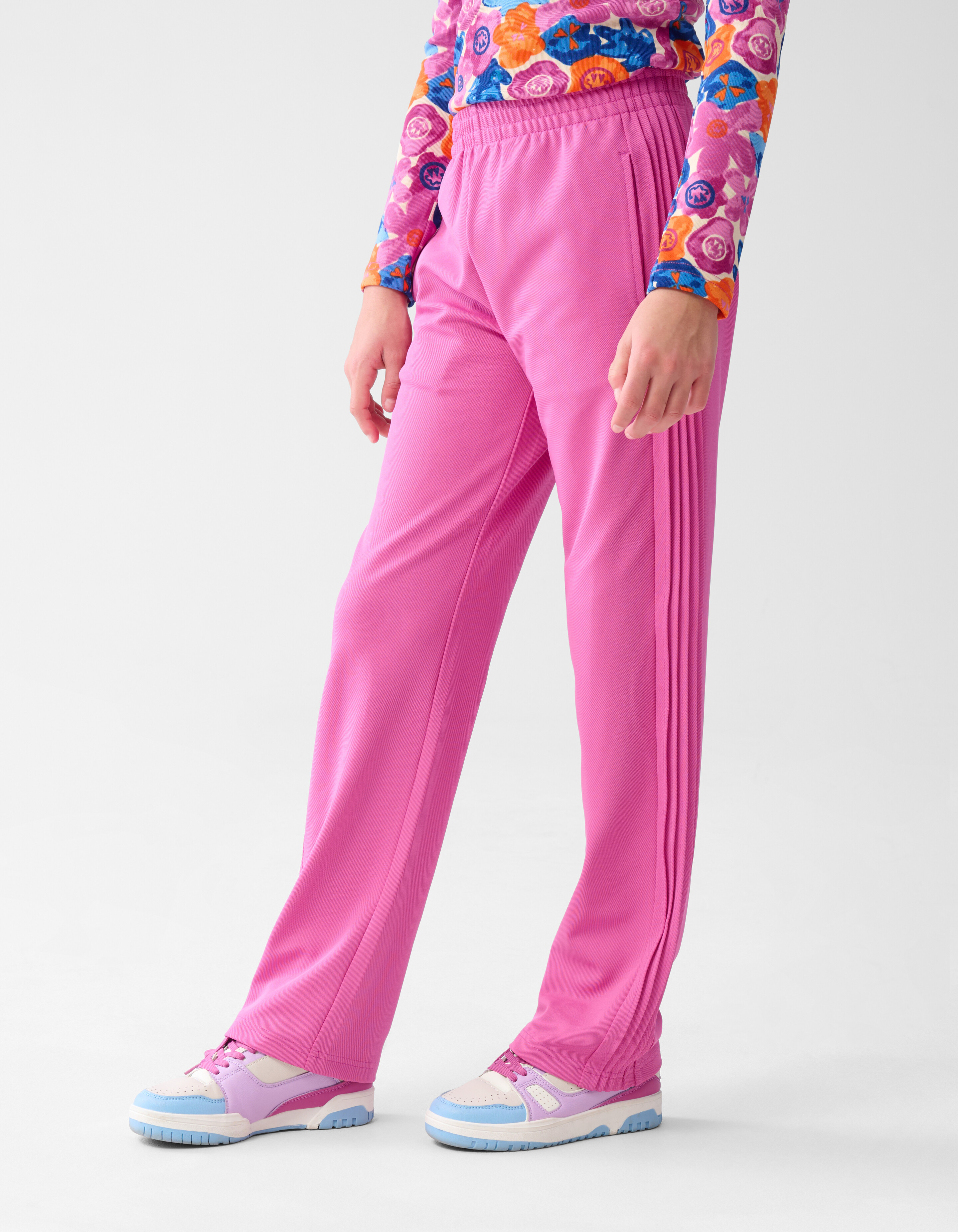 Wide Leg fit Broek Roze SHOEBY GIRLS