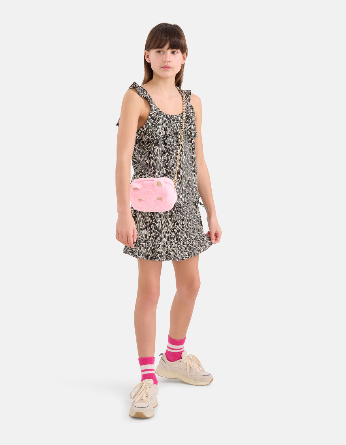 Gestreept Singlet Zwart/Wit SHOEBY GIRLS