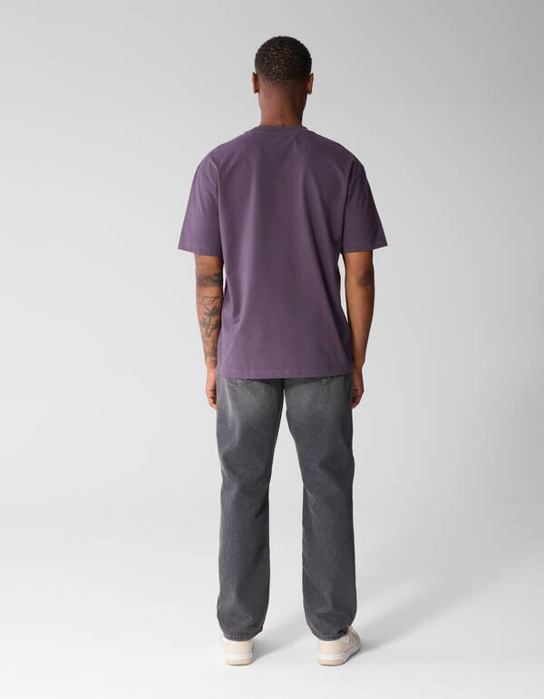 Keper Graphic T-shirt Paars SHOEBY MEN